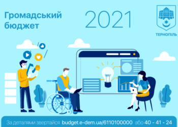 У Тернопільській міській територіальній громаді триває голосування за проєкти «Громадського бюджету 2021»