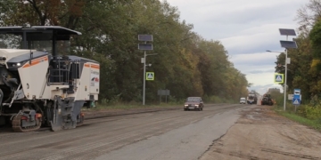 На Тернопільщині продовжують ремонтувати трасу М-19