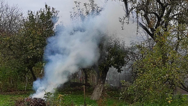 Тернополянам варто пам’ятати: заборонено спалювати листя та інші сухостої