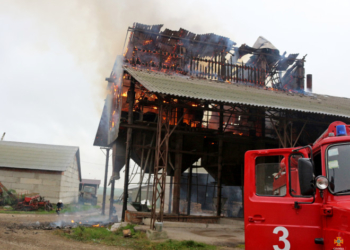 На одному із аграрних підприємств Тернопільщини горіло технічне обладнання