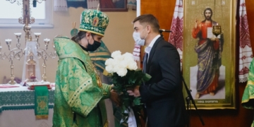 Віктор Устенко привітав архієпископа Тернопільського та Кременецького Нестора з тезоіменинами