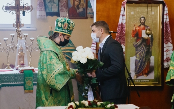 Віктор Устенко привітав архієпископа Тернопільського та Кременецького Нестора з тезоіменинами