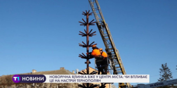 У Тернополі вже встановлюють ялинку: чи впливає це на настрій мешканців