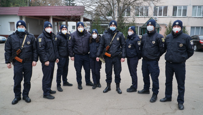 Зведений загін тернопільських поліцейських відбув у зону ООС