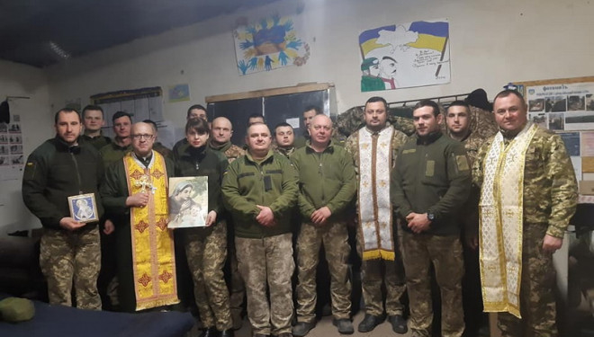 Духовні наставники Тернопільщини відправилися у зону ООС