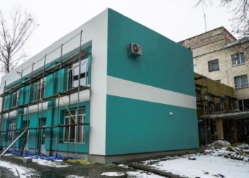 У Тернополі триває капітальний ремонт приймального відділення місцевої лікарні