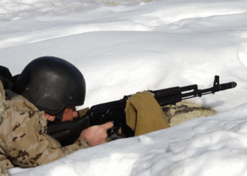 На полігоні біля Тернополя резервісти вправлялися у стрільбі