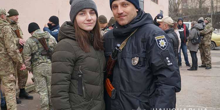 В зону ООС відбув зведений загін тернопільських поліцейських