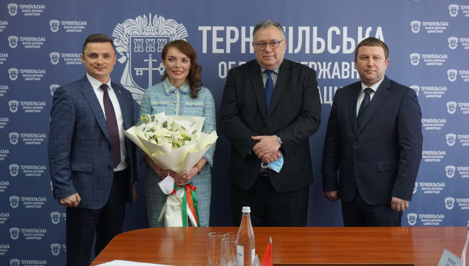 На Тернопільщині перебуває Надзвичайний і Повноважний Посол Угорщини в Україні