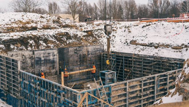 У Тернополі триває будівництво нової водної станції