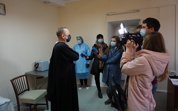 У Тернополі вакцинували священослужителів
