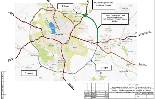 Дворівневу транспортну розв’язку побудують поблизу Тернополя