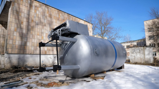 У Тернополі встановлюють кисневі бочки у лікувальних закладах