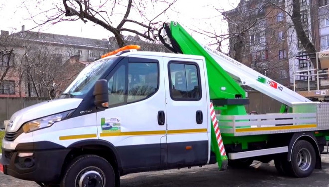 У Тернополі придбали сучасну автовишку