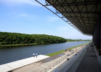 У Тернополі продовжується будівництво Центру веслування та водних видів спорту