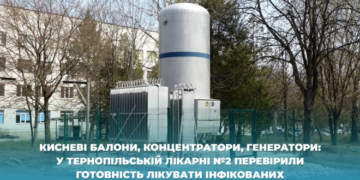 На території Тернопільської міської лікарні №2 розташована киснева станція (Відео)