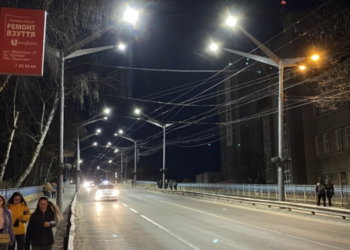В рамках проєкту «Світло без ртуті» у Тернополі модернізували вуличне освітлення на 47-ох вулицях