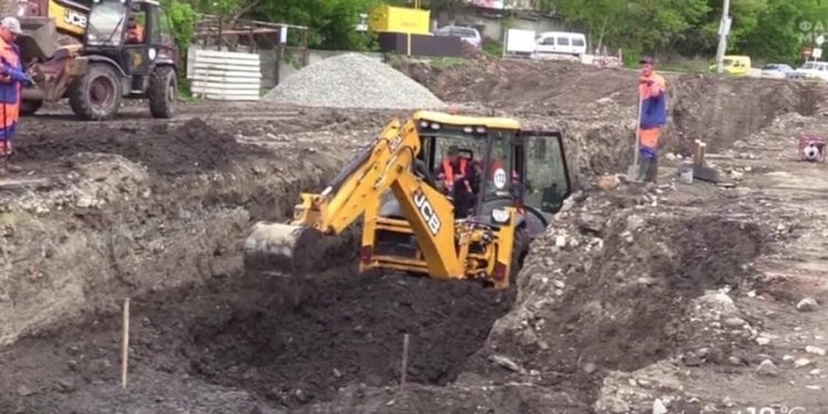 У Тернополі триває будівництво “Галицького колектора” та нової дороги