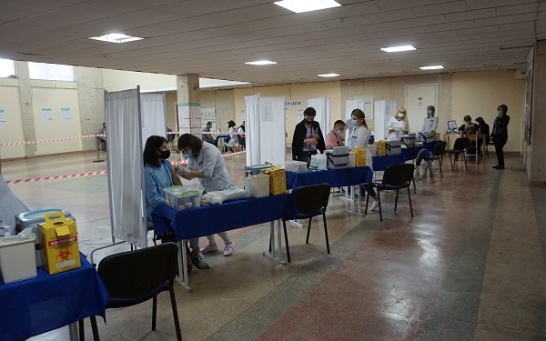 У Тернополі пройшла вікендова вакцинація населення