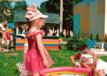 У тернопільському садочку №4 працює літній оздоровчий табір для дітей (відео)