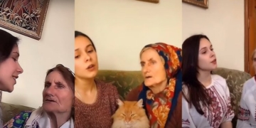 На Тернопільщині онука з бабусею створюють відео, які набирають мільйони переглядів