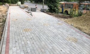 У Тернополі тривають ремонти пішохідних зон
