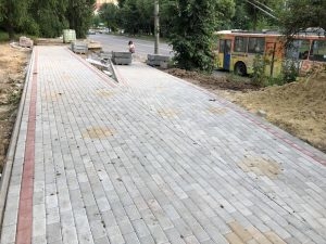 У Тернополі тривають ремонти пішохідних зон