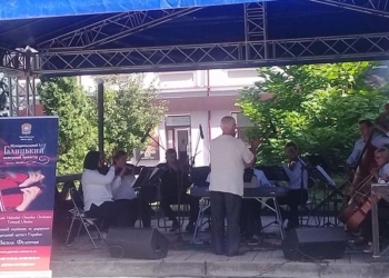 На честь 30-річчя Незалежності в рамках флешмобу «Мелодія єднає Україну» музиканти шести мистецьких колективів Тернополя одночасно виконають «Мелодію» Скорика