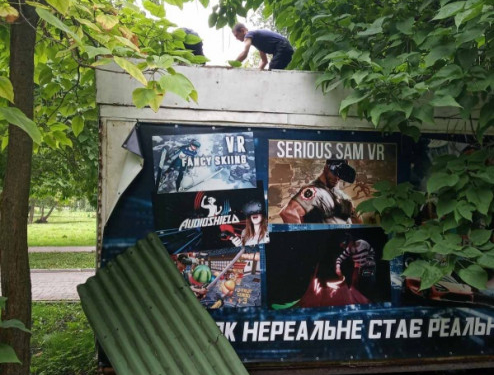 У Тернополі триває демонтаж незаконно встановлених споруд