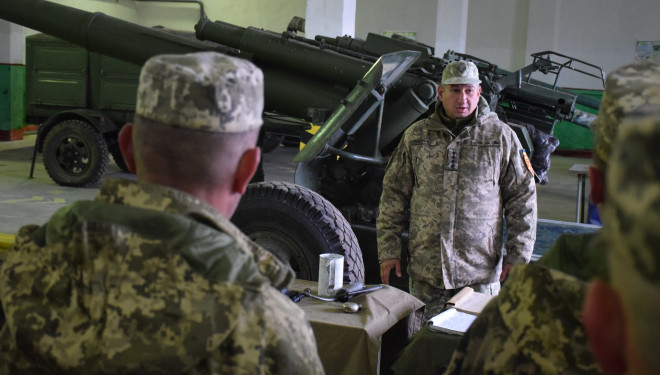 У Тернопільській артбригаді відбулися показові навчання