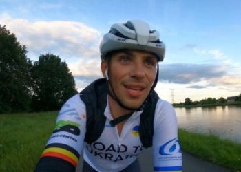 Бельгієць українського походження їде до Тернополя в рамках благодійного велопробігу