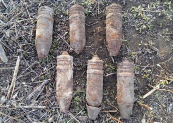 На Тернопільщині виявили десять небезпечних снарядів
