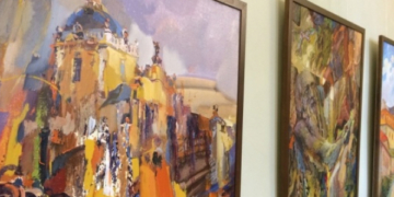 На Тернопільщині відкрили унікальну виставку картин про Пінзеля