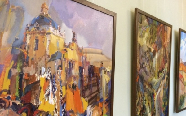 На Тернопільщині відкрили унікальну виставку картин про Пінзеля