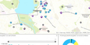 У Тернополі запрацювала карта “Громадського бюджету”