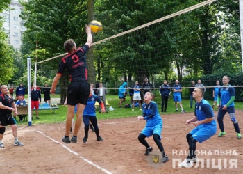 Команда Управління поліції охорони виборола першість у чемпіонаті з волейболу серед правоохоронних структур Тернопільщини