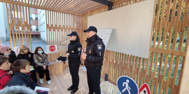 У Тернополі пройшов “Урок просто неба з патрульними”