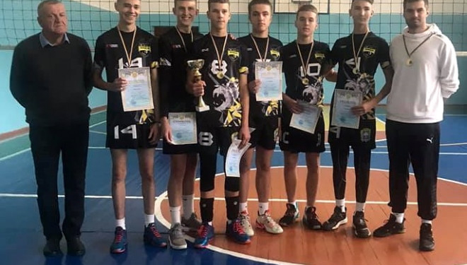 Команда КЗ «Комплексна дитячо-юнацька спортивна школа №1» – чемпіон Тернопільської області з волейболу