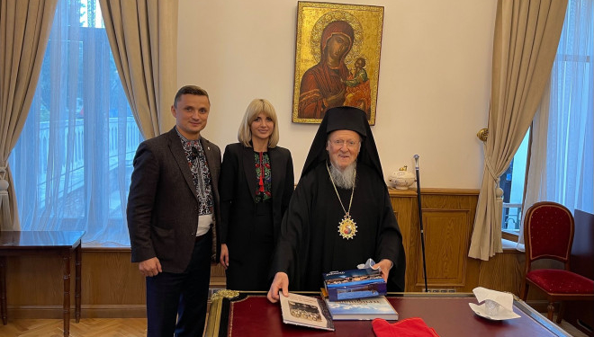 Голова Тернопільської облради у складі делегації відвідав у Стамбулі Вселенського патріарха Варфоломея