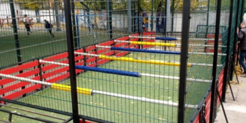 Майданчик для настільного футболу облаштували в тернопільській школі
