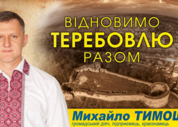 «Відновимо Теребовлю разом!», – Михайло Тимошик