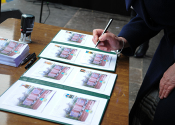 У Тернополі погасили патріотичну марку