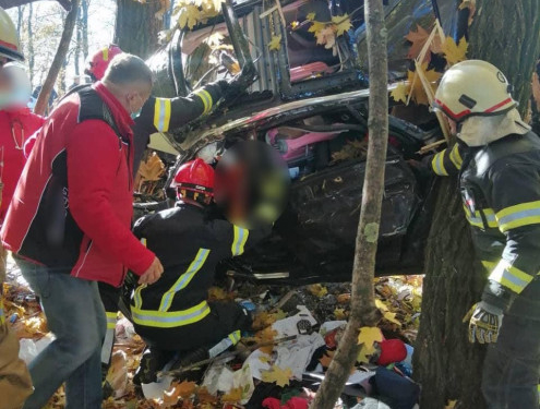 На Тернопільщині трапилася ДТП за участю автомобіля AUDI (Фото)