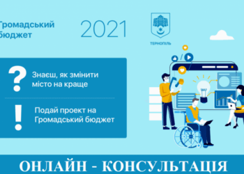 У Тернополі розпочинається голосування за “Громадський бюджет-2022”