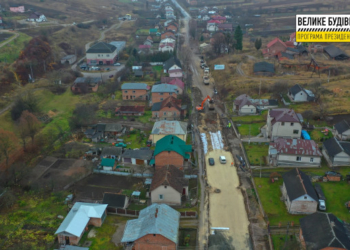 Триває ремонт траси М-30 в межах Бережан