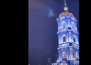 Священник спростовує «відео з ангелами» над Почаївською лаврою, яке шириться мережею