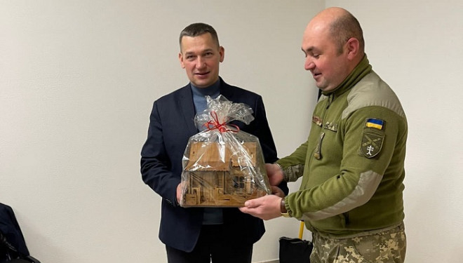 Микола Люшняк зустрівся з військовослужбовцями підрозділу 44-ої окремої артилерійської бригади ЗСУ