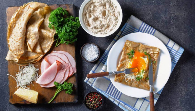 Недільний сніданок: Млинці з гречаного борошна