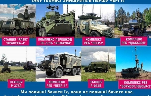 Українців закликають нищити системи радіоелектронної боротьби та радіоелектронної розвідки
