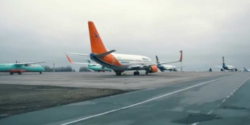 «Бориспіль» після вторгнення Росії нагадує декорацію із фільму про Чорнобиль (Відео)